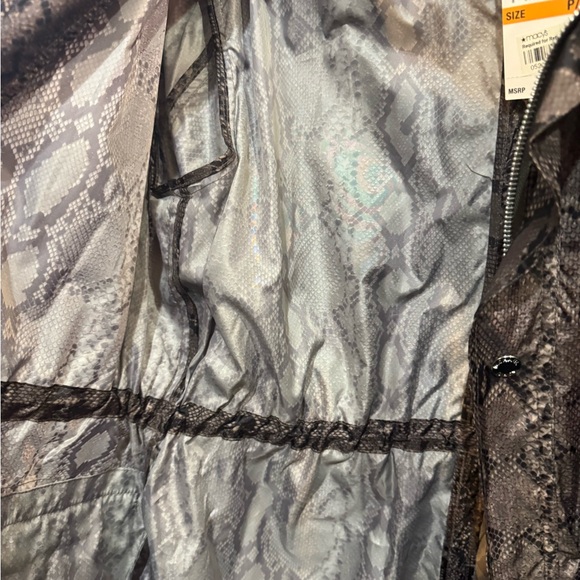 Michael Kors Snake Print Jacket - Brown and Black - Picture 5 of 6